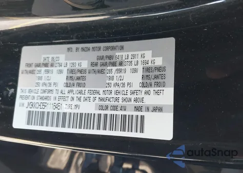 2024 Mazda Cx-90 3.3 Turbo Preferred Plus z USA, uszkodzony, nr VIN JM3KKCHD5R1116451